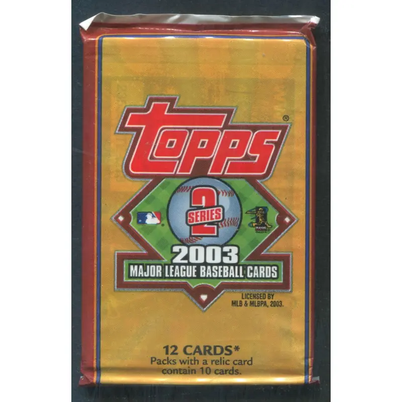 2003 Topps Baseball Unopened Series 2 Pack (12)