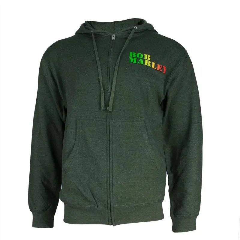 Bob Marley - Collage Mens Zip Hoodie