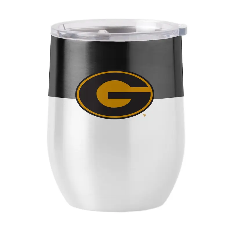 Grambling State Colorblock 16oz Stainless Curved Beverage