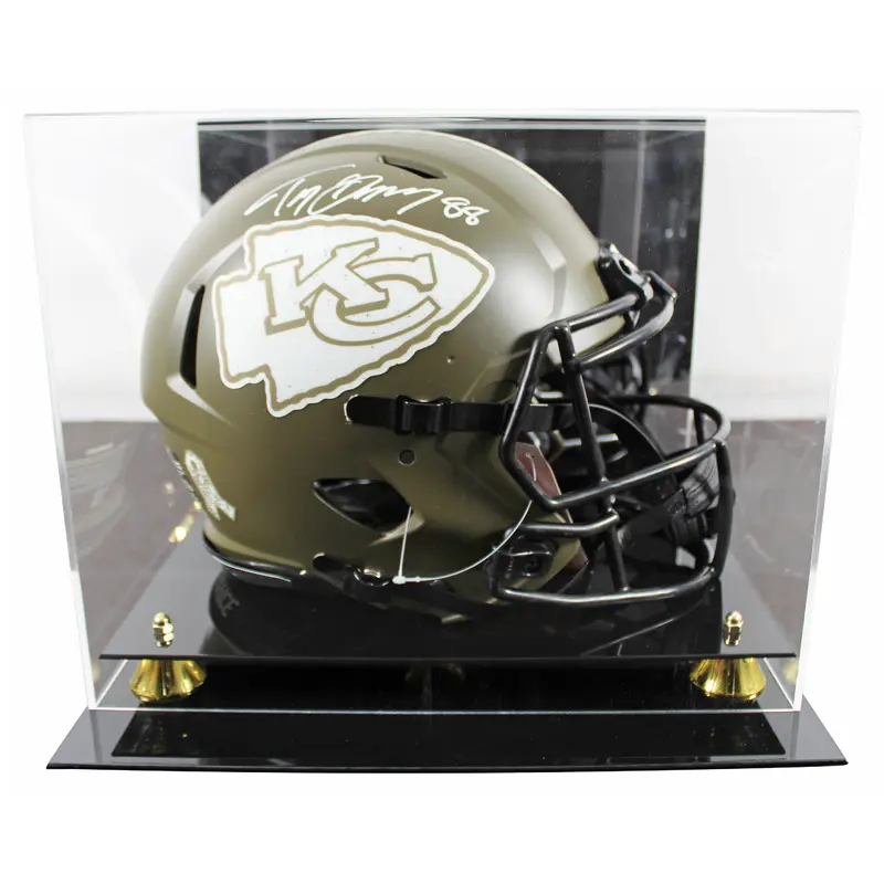 Chiefs Tony Gonzalez Signed STS Full Size Speed Proline Helmet W/ Case BAS Wit