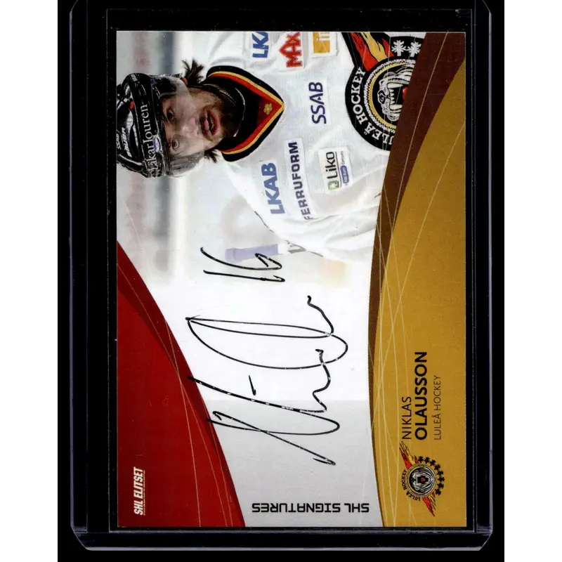 2011-12 SHL Signatures - Niklas Olausson