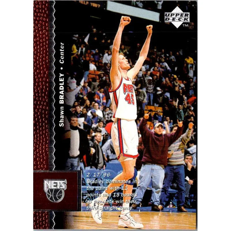 1996 Upper Deck Shawn Bradley #77