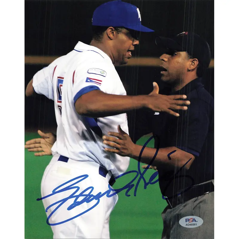 EDUARDO PEREZ signed 8x10 photo PSA/DNA Cleveland Autographed