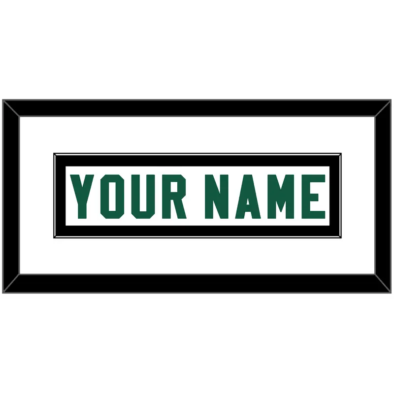 New York Nameplate - Road White (2019-2023) - Single Mat 2