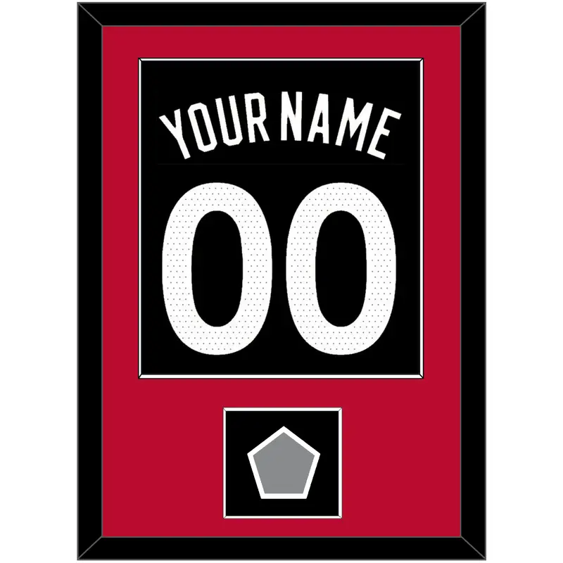 Toronto Name & Number With Champions Patch - Black Statement (2015-2020) - Single Mat 2