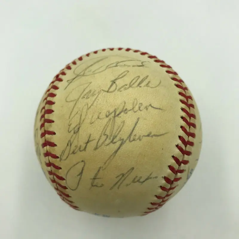 1979 Cleveland Indians Team Signed Official American League Baseball