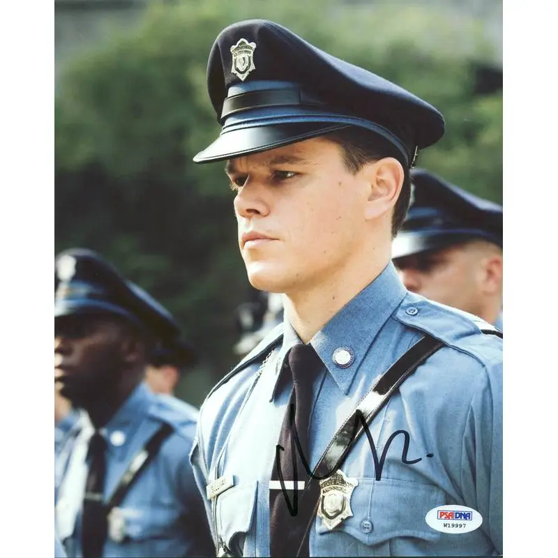 Matt Damon The Departed Signed Authentic 8X10 Photo Autographed PSA/DNA #W19997