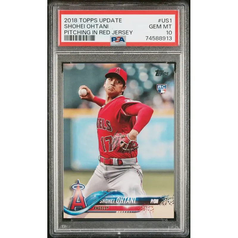 Shohei Ohtani 2018 Topps Update #US1 PSA 10 Gem Mint 8913