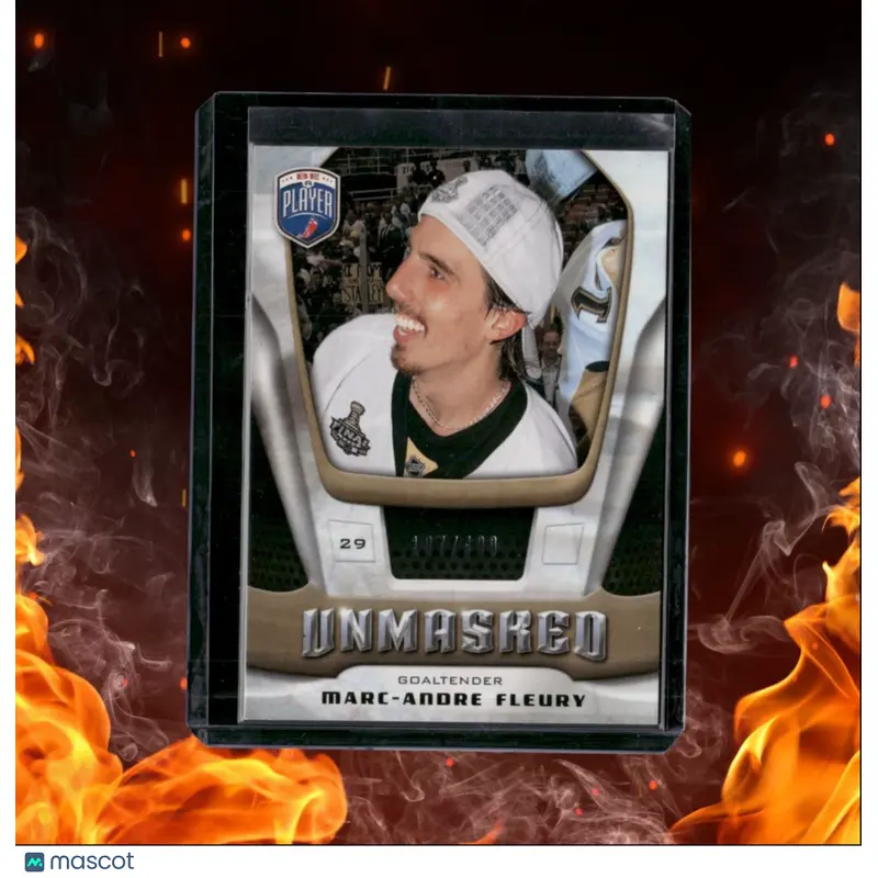 2009-10 Upper Deck Be A Player Marc-Andre Fleury Goalies Unmasked 107/499 #GU3