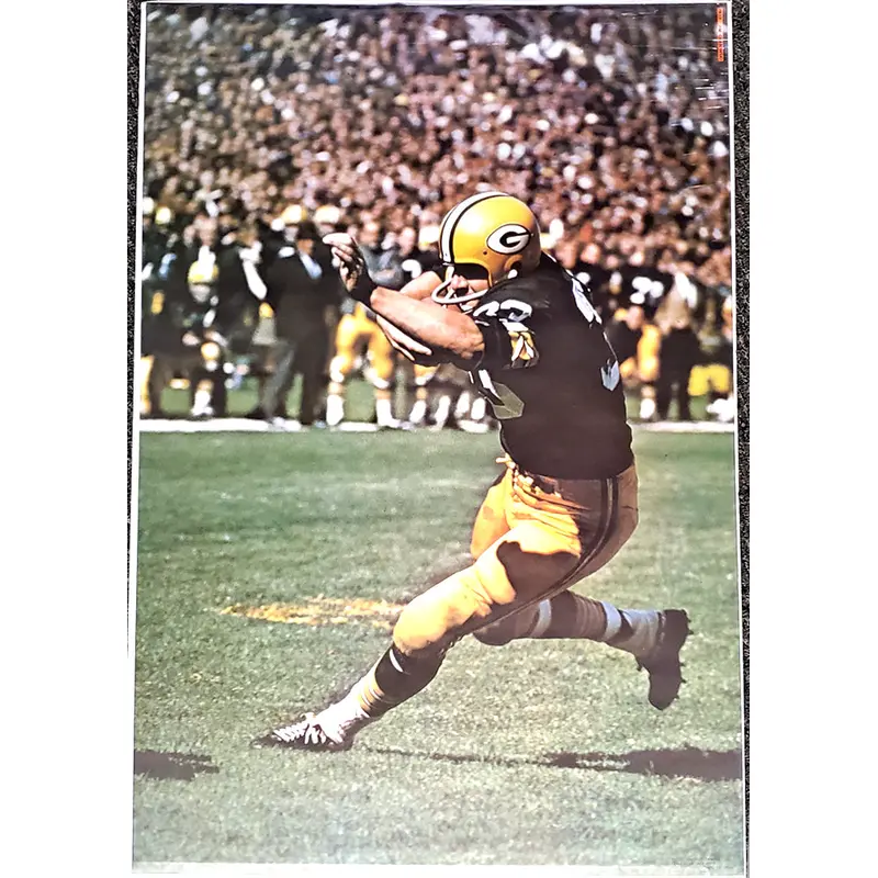 Jim Grabowski "SI Classic" Green Bay Packers NFL Action Poster - Renselaar 1968 (#7N33)