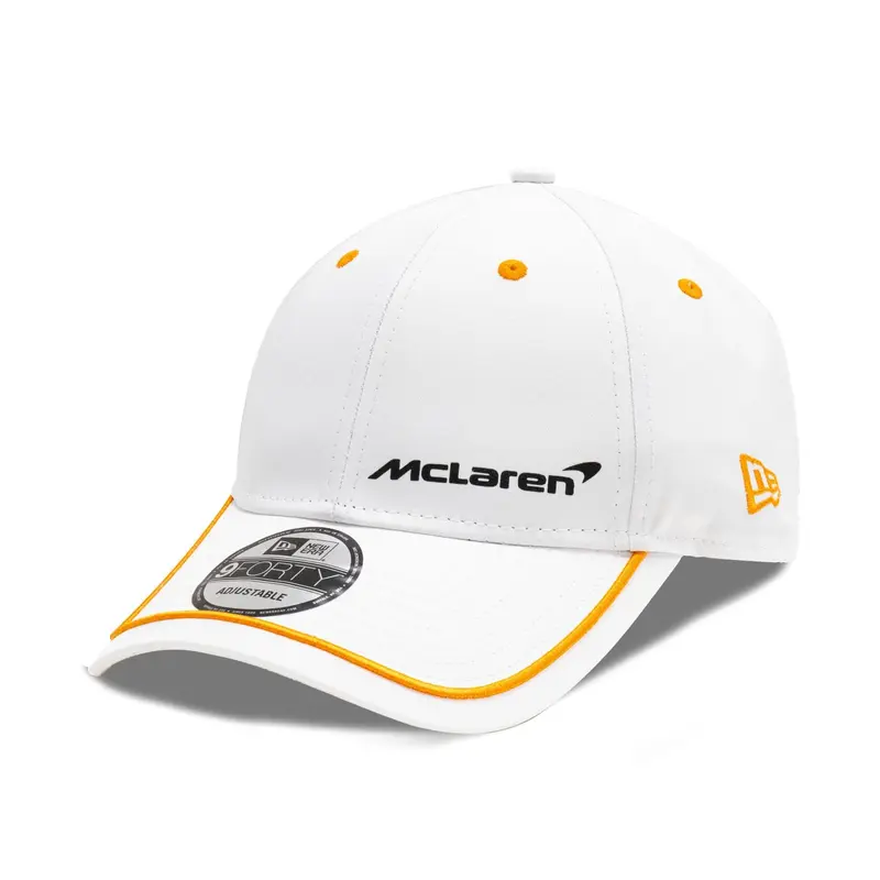 McLaren Automotive Contrast Piping White 9FORTY Adjustable Cap