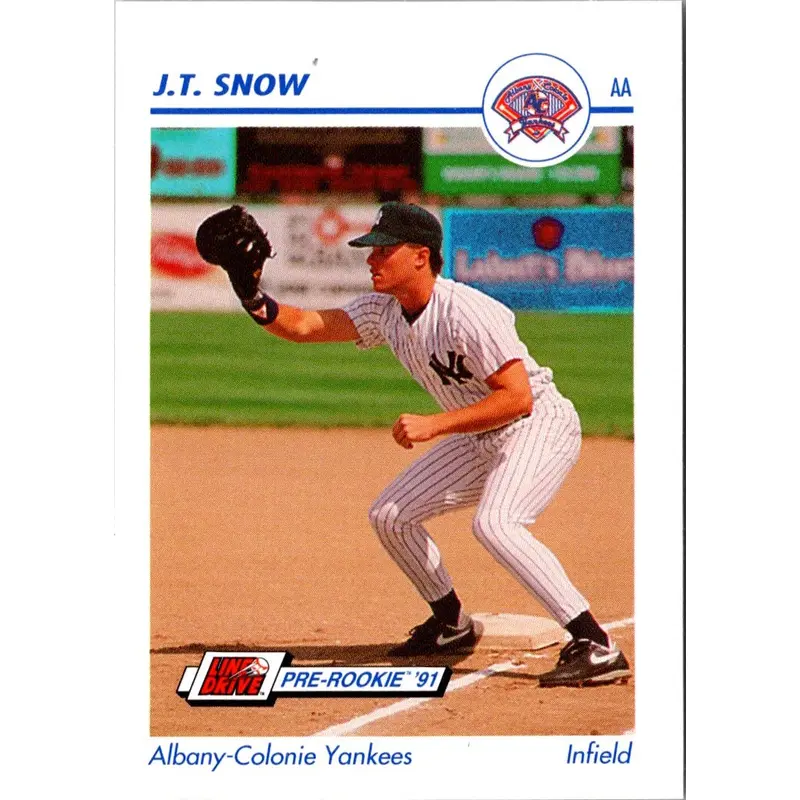 1991 Line Drive AA J.T. Snow #18