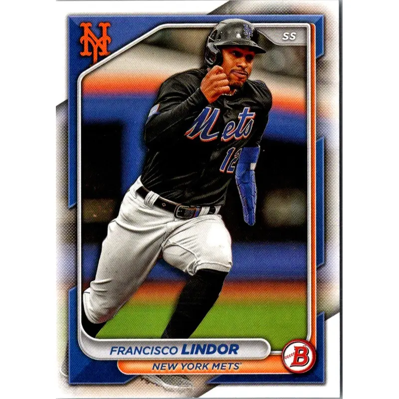 2024 Bowman Green Pattern Francisco Lindor #38