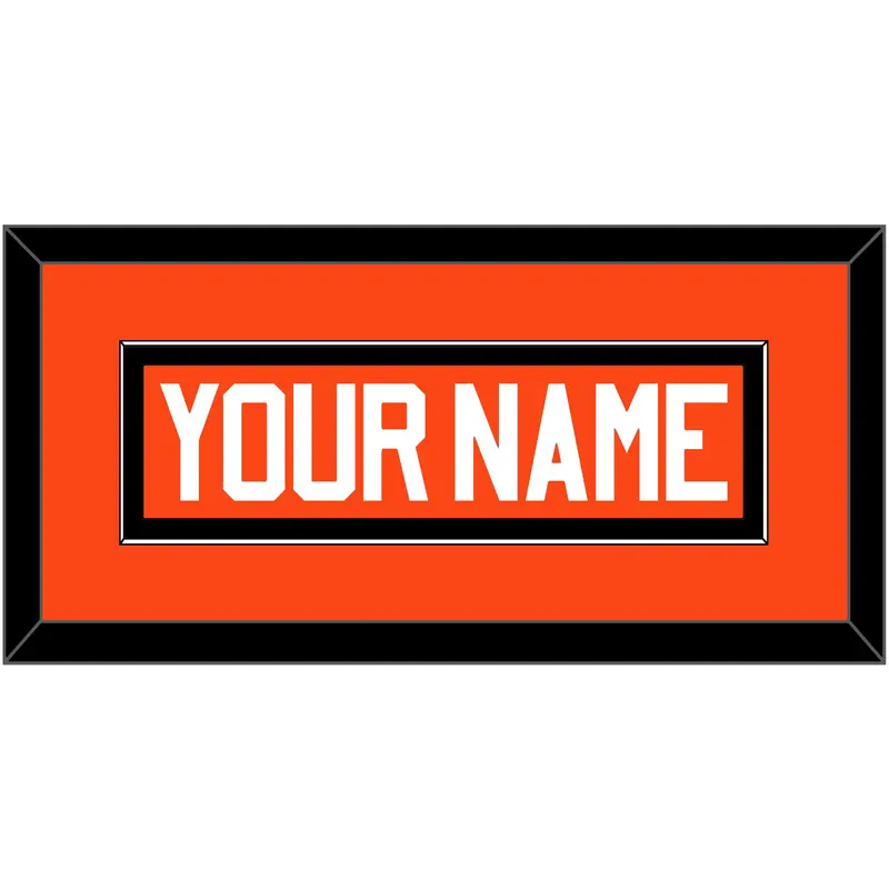 Philadelphia Nameplate - Road Orange (1977-1983) - Single Mat 2