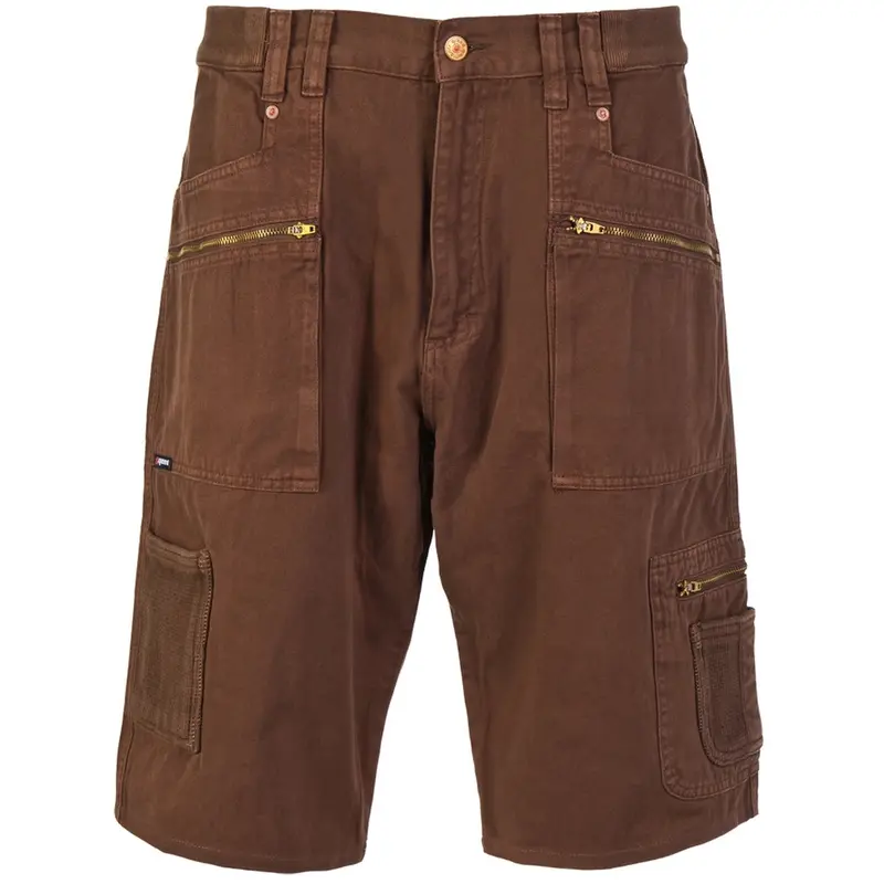 Greed - Brown Twill Serengeti Shorts