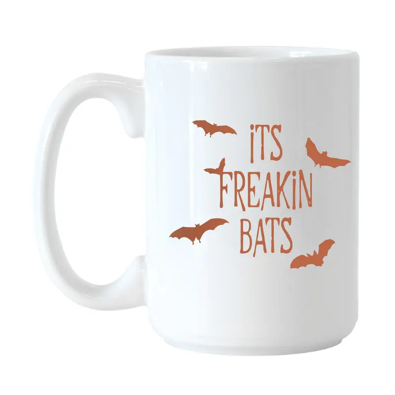 Halloween 15oz Its Freaking Bats Sublimated Mug