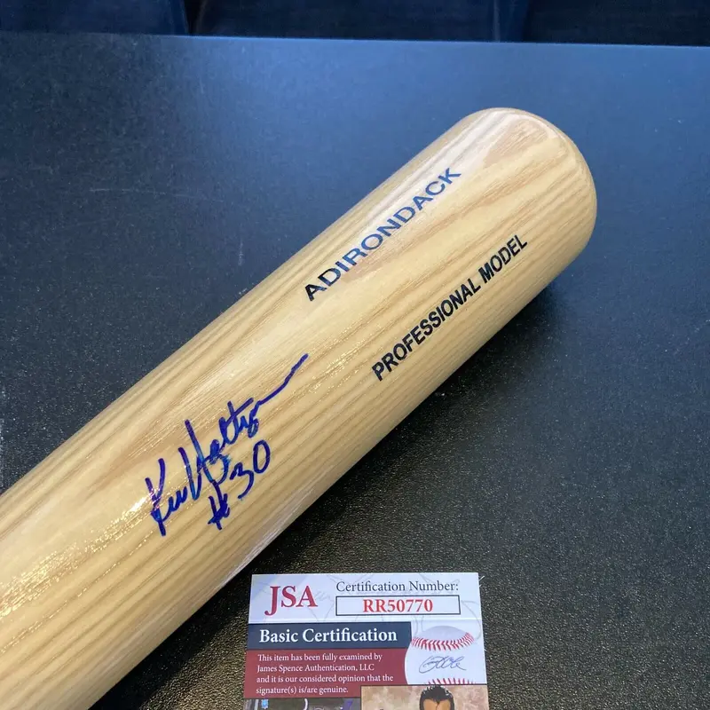 Ken Holtzman Signed Adirondack Baseball Bat 1969 Chicago Cubs With JSA COA