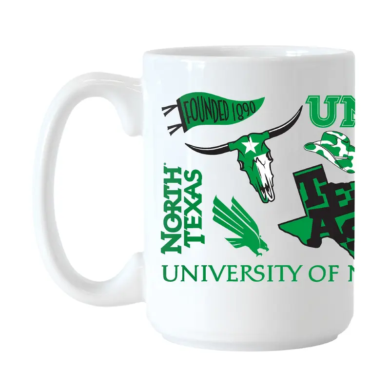 North Texas 15oz Native Sublimated Mug