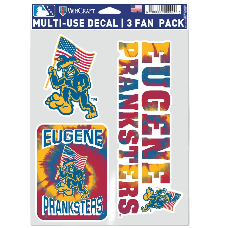 Eugene Emeralds WinCraft Pranksters Decal Pack