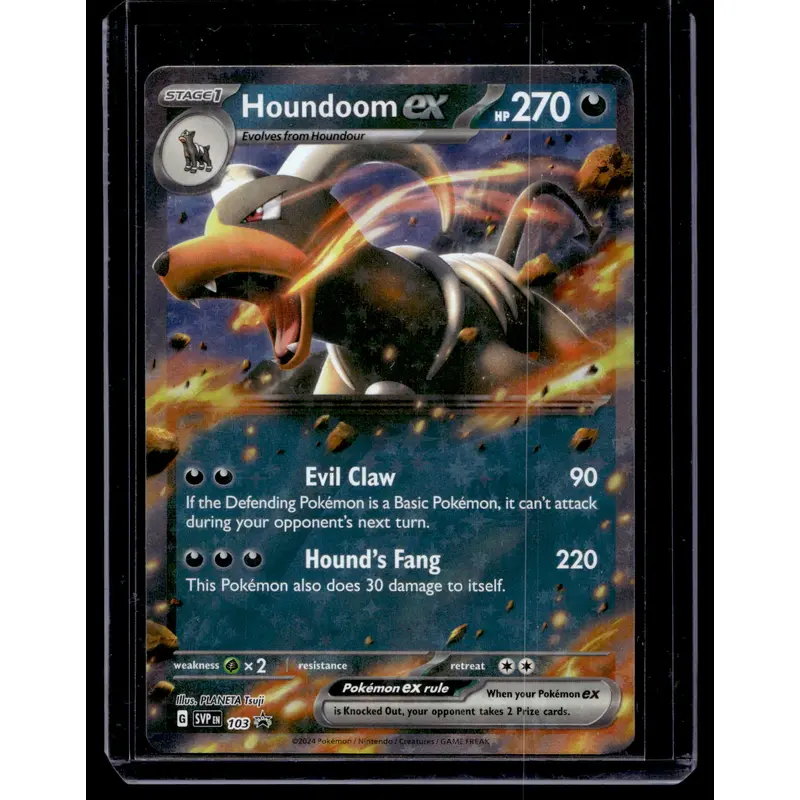 2023 Pokemon - Scarlet & Violet - Black Star Promos - Promos - Houndoom ex #103