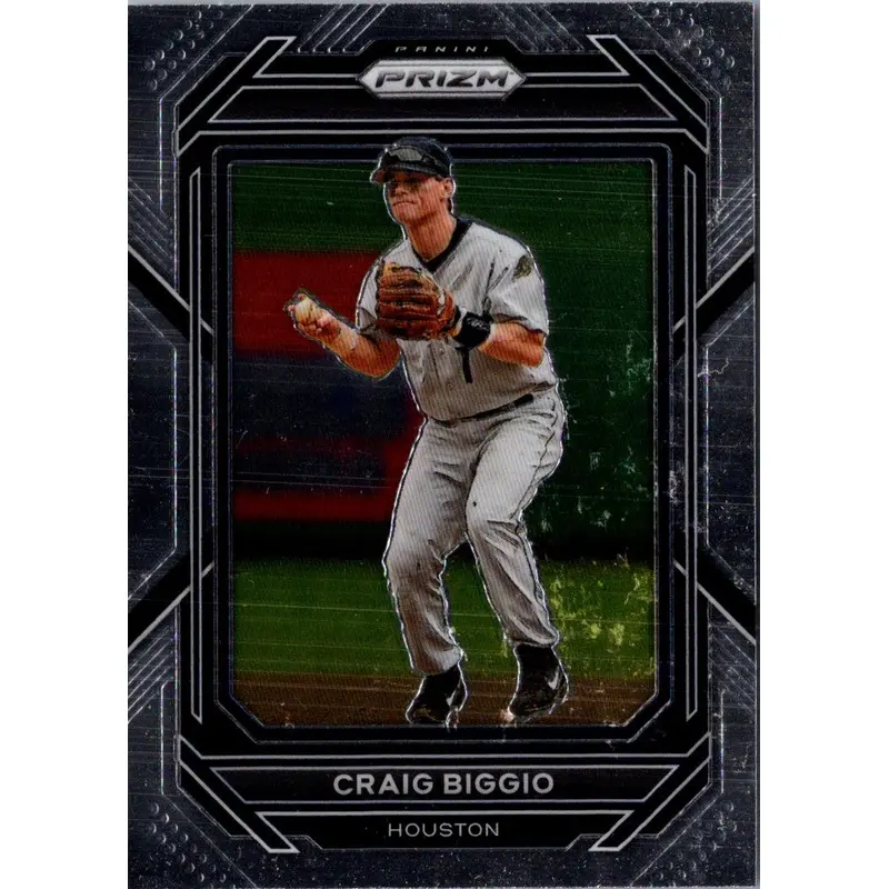 2023 Panini Prizm Blue Ice Craig Biggio #256