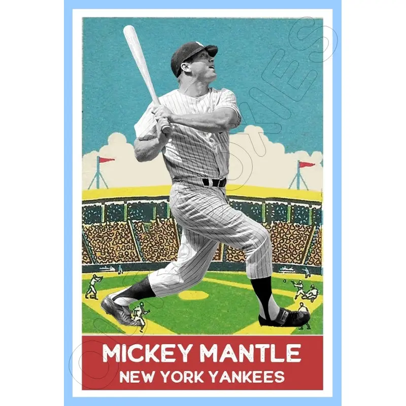 Mickey Mantle 1933 DeLong Custom Card - 4625