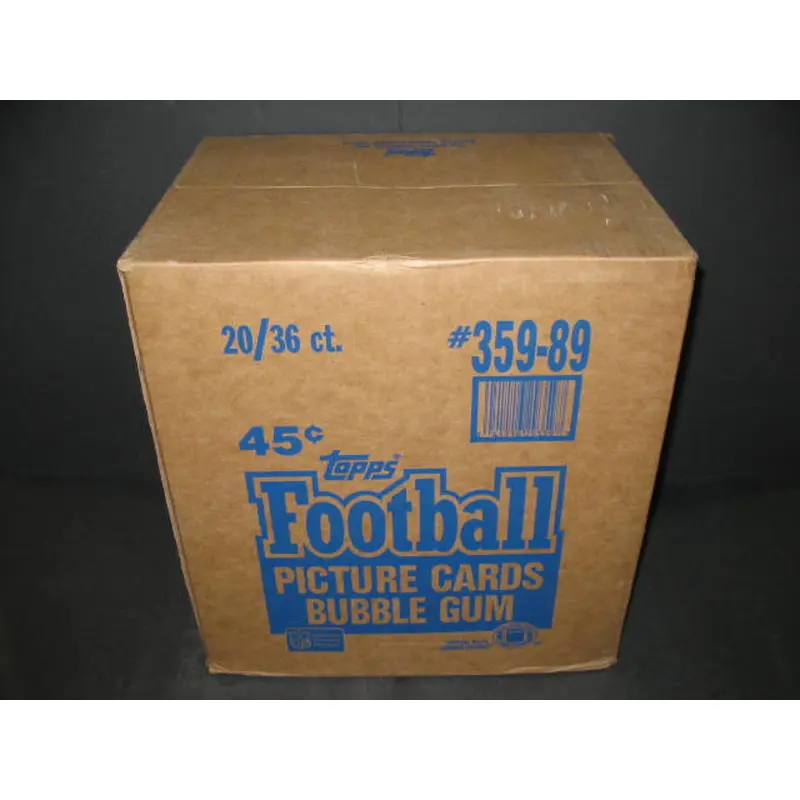 1989 Topps Football Unopened Wax Case (20 Box)