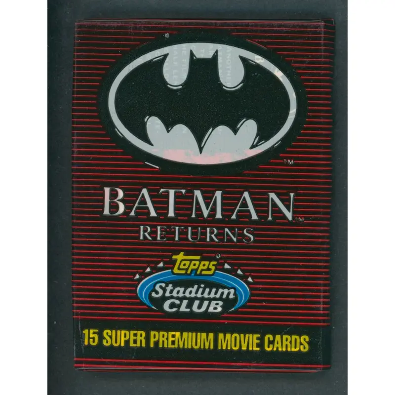 1991 Topps Stadium Club Batman Returns Unopened Pack