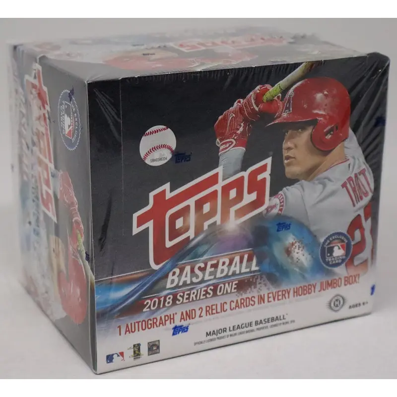 2018 Topps Baseball Series 1 Jumbo Box (Hobby) (10/50)