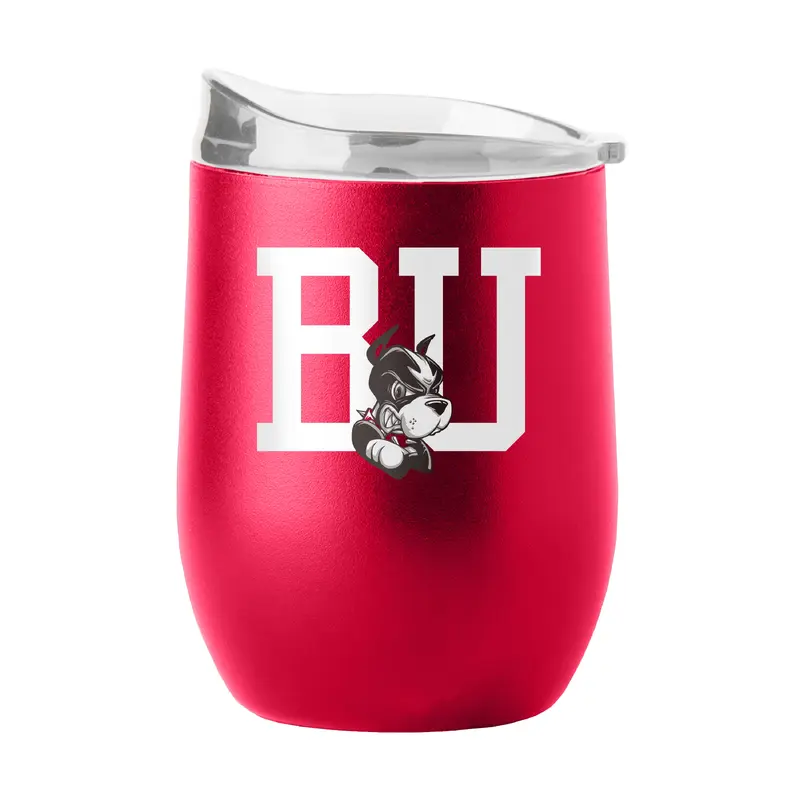 Boston University 16oz Flipside Powder Coat Curved Bev