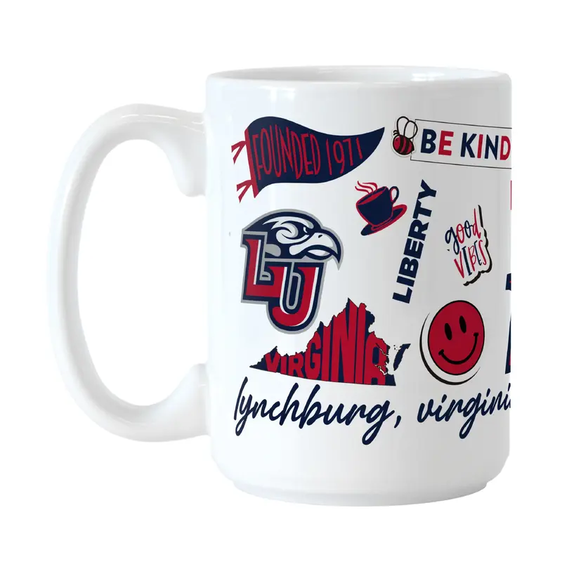 Liberty University 15oz Native Sublimated Mug