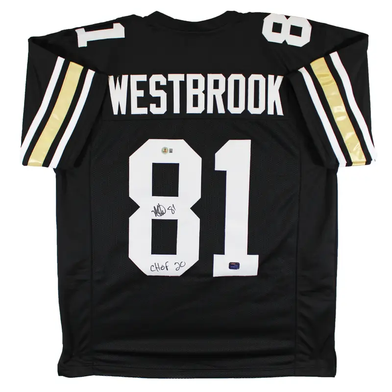 Colorado Michael Westbrook "CHOF 20" Signed Black Pro Style Jersey BAS Witnessed