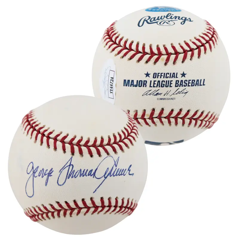 Mets George Thomas Seaver Authentic Signed Bud Selig Oml Baseball JSA #YY44734