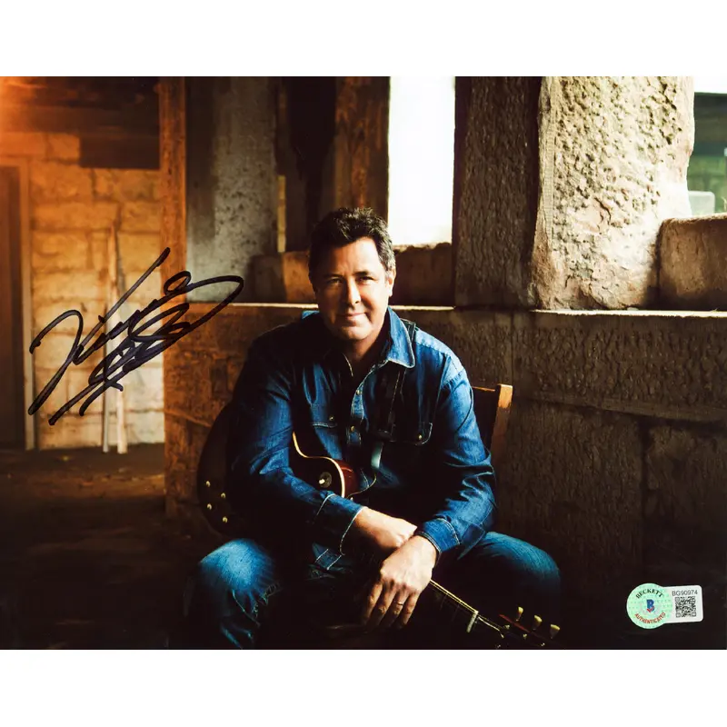 Vince Gill Country Musician Authentic Signed 8x10 Photo Autographed BAS #BG90974