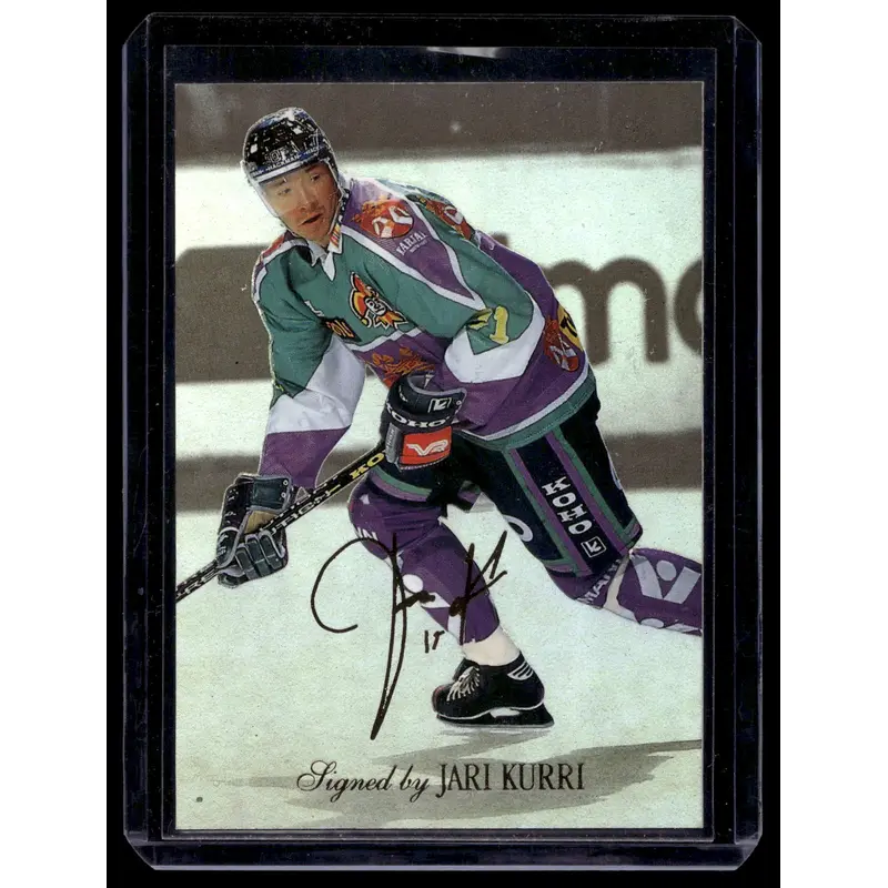 1995-96 Sisu Limited - Signed and Sealed - Jari Kurri #7