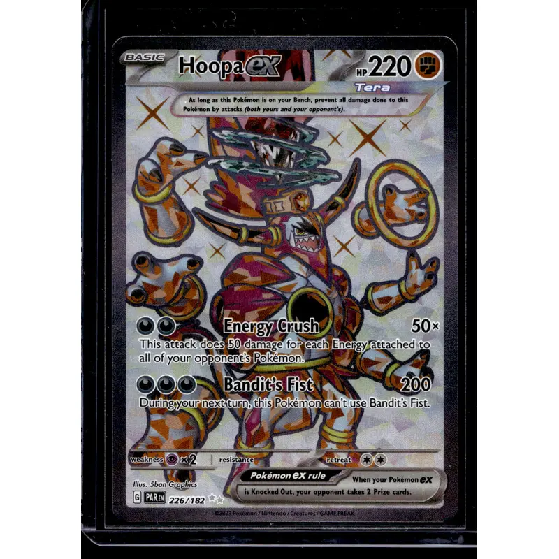 2023 Pokemon - Scarlet & Violet - Paradox Rift - Ultra Rare - Hoopa ex #226
