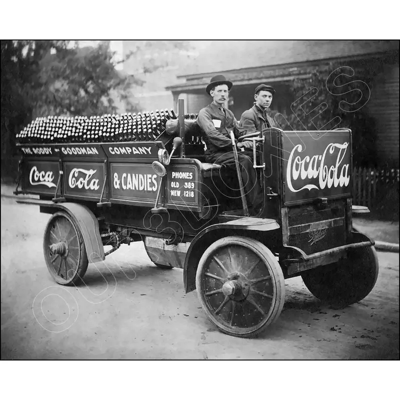 1909 Coca Cola Delivery Truck 8X10 Photo - Coke - 2587