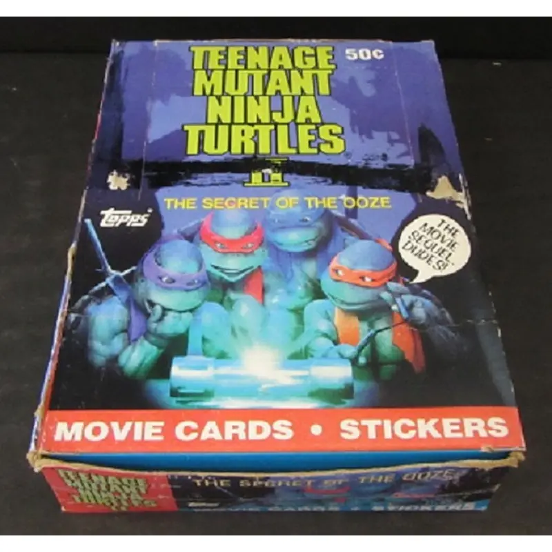 1991 Topps Teenage Mutant Ninja Turtles II Movie Cards Box