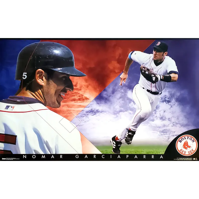 Nomar Garciaparra "Superstar" Boston Red Sox MLB Action Poster - Costacos 2001
