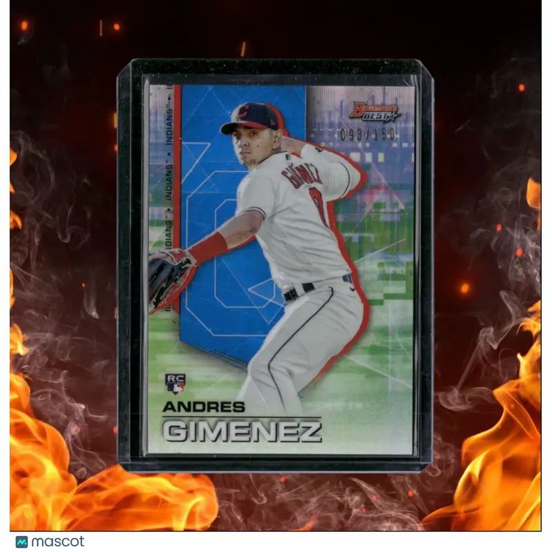 2021 Bowman's Best Andres Gimenez Refractor Rookie 093/150 #81