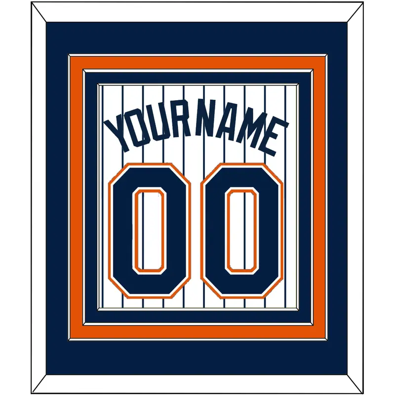 San Diego Name & Number - Home White Pinstripes (1991-2001) - Triple Mat 2