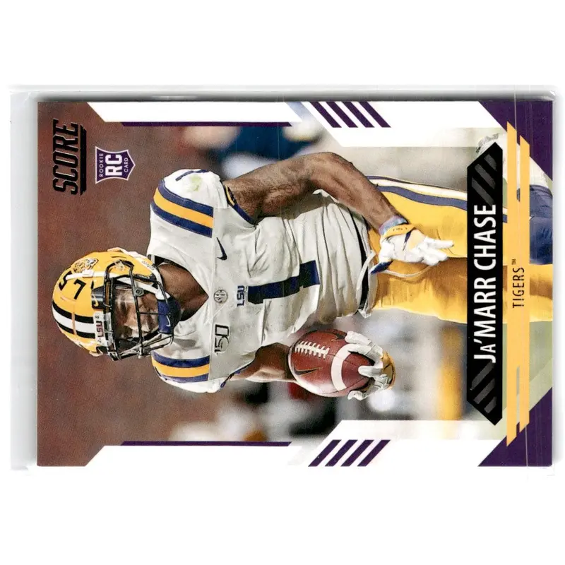 2021 Score Purple Ja'Marr Chase #325