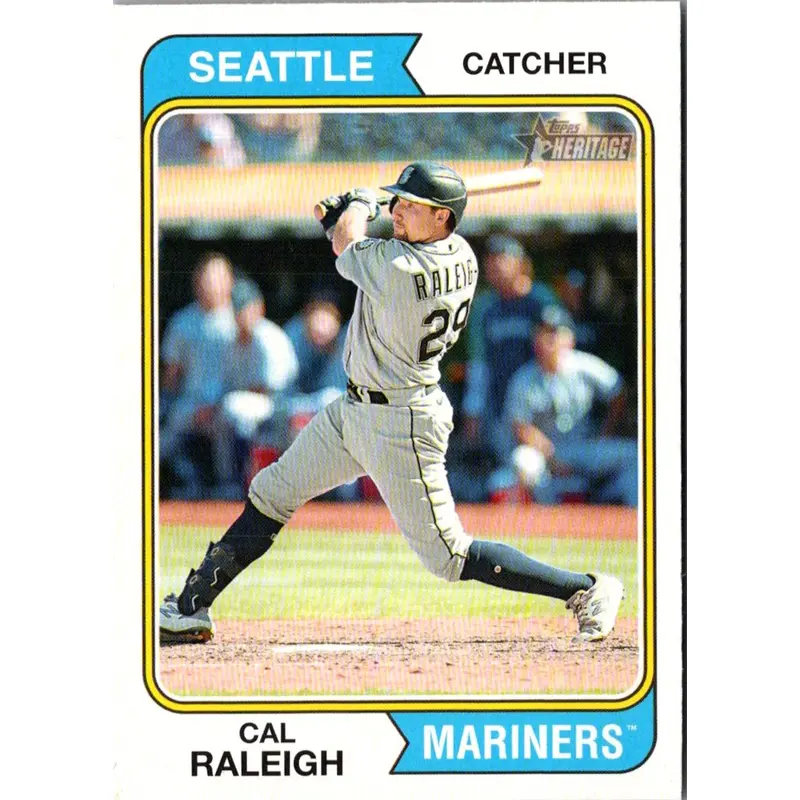 2023 Topps Heritage Cal Raleigh #350