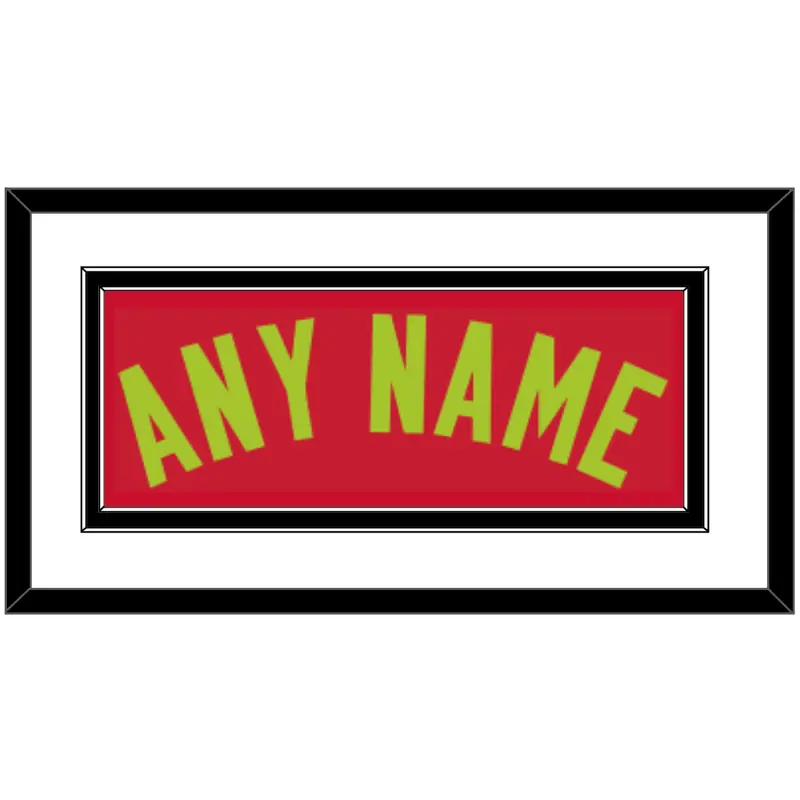 Atlanta Name - Red Icon (2015-2020) - Double Mat 1