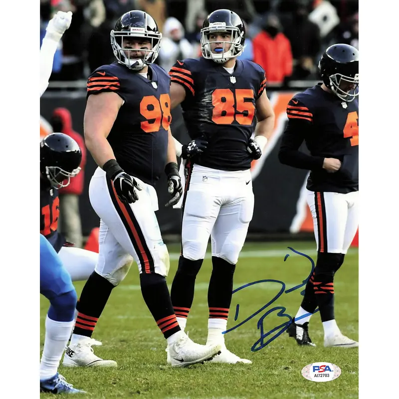 DANIEL BROWN Signed 8x10 photo PSA/DNA Chicago Bears Autographed