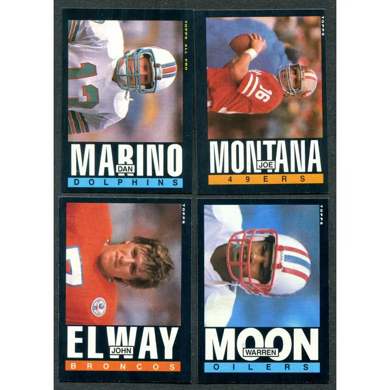 1985 Topps Football Complete Set EX/MT NM (396) (24-574)