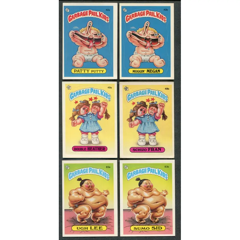 1985 Topps Garbage Pail Kids Complete Series 2 Set (Base Set) EX