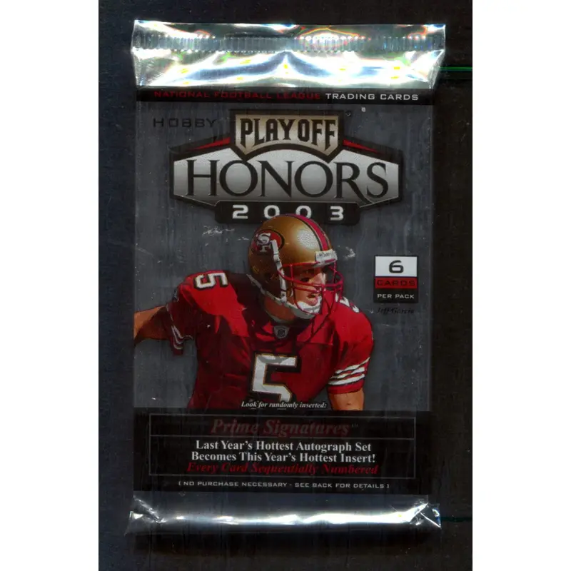 2003 Playoff Honors Football Unopened Pack (Hobby) (6)