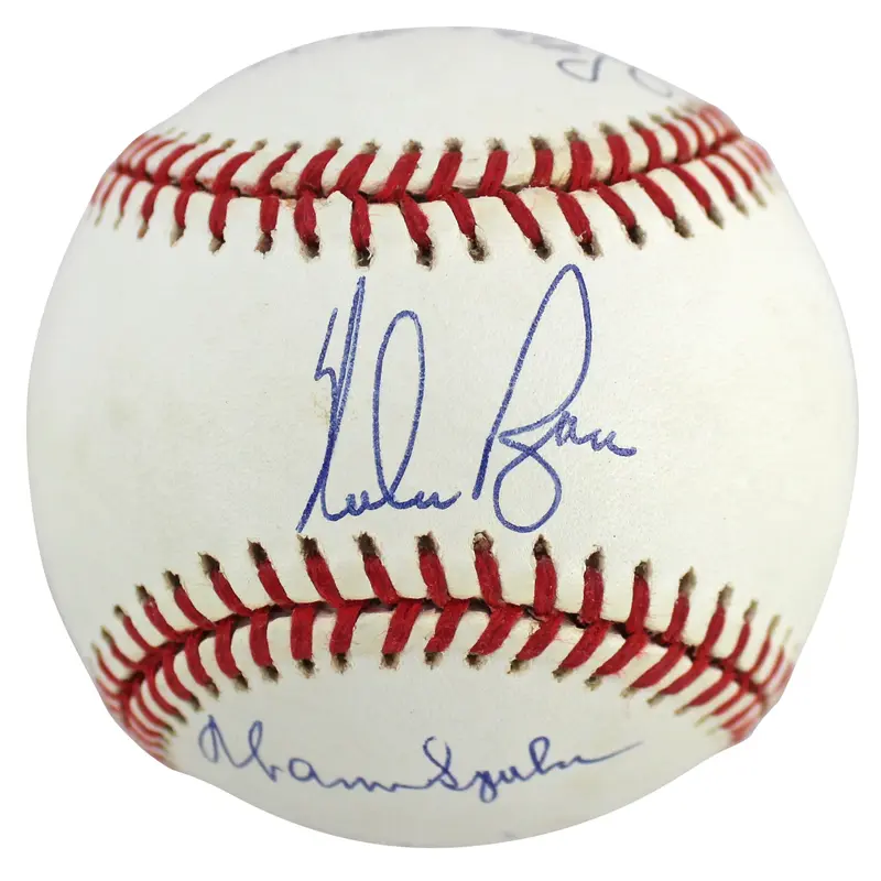300 Win Club (7) Nolan Ryan, Seaver & Carlton +4 Signed Oal Baseball PSA #W00392