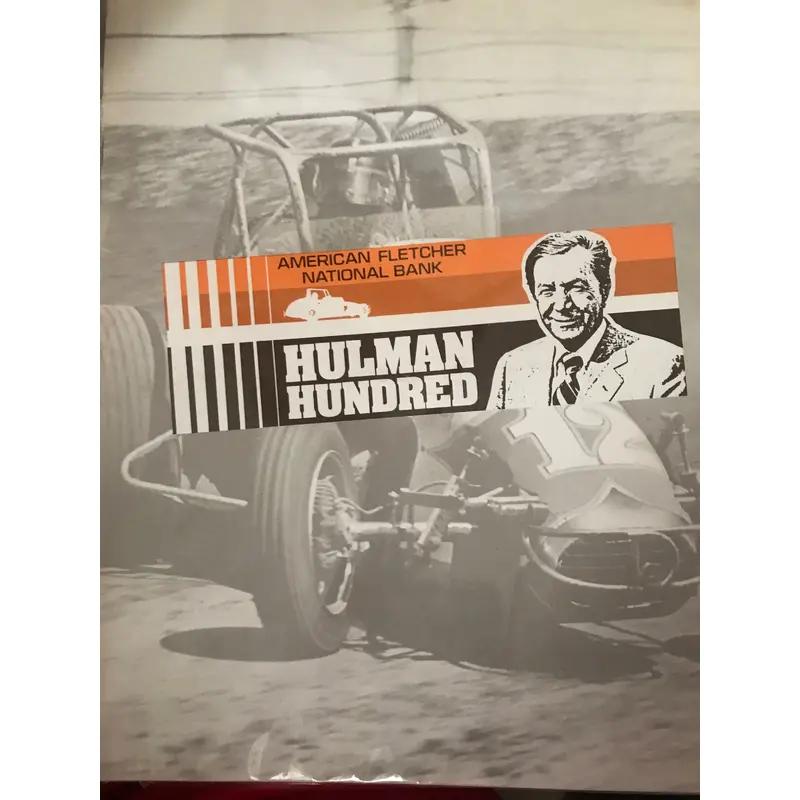 1981 Hulman Hundred Race Program